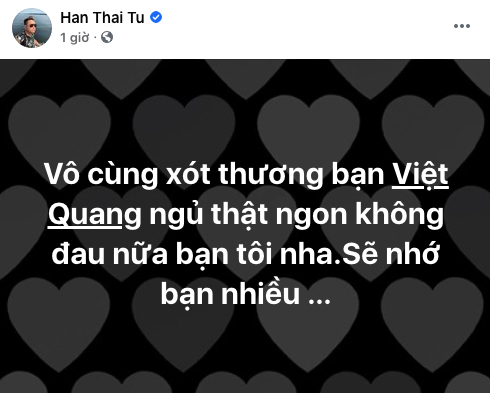 Hàn Thái Tú, Thanh Thảo và các sao Việt bàng hoàng khi nghe tin ca sĩ Việt Quang qua đời-4