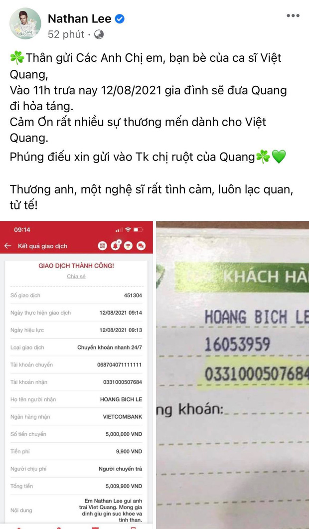 Tang lễ gấp rút của ca sĩ Việt Quang: Không kèn trống, khâm liệm tại nhà riêng, xót xa nụ cười người quá cố trên di ảnh-6