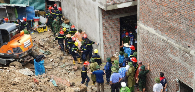 Quảng Ninh: Sạt lở đất kinh hoàng lúc rạng sáng, 4 công nhân bị vùi lấp khi đang ngủ trong lán trại-2