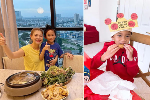 Thanh Thảo khoe ông xã tự tay nấu bữa sáng cho vợ con, cách nói chuyện với con gái khiến ai cũng nể phục-3