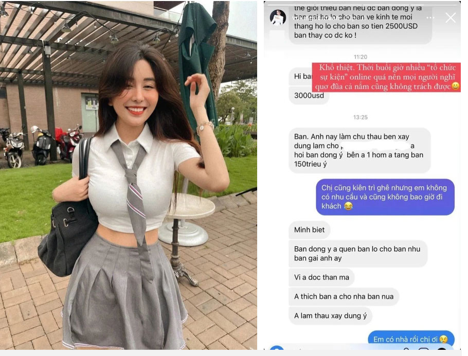 Đang yên ổn trong nhà bỗng có người inbox mời job đi tiệc, Bà Tưng phản ứng lại bằng 1 câu xanh rờn-4