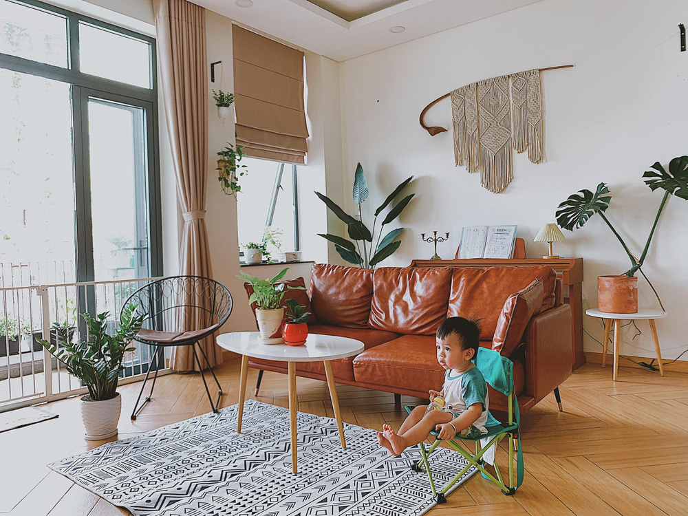 Không đủ tiền thuê KTS, mẹ bỉm tự thiết kế nhà với style vintage pha trộn boho, thành quả xinh yêu hết nấc-1