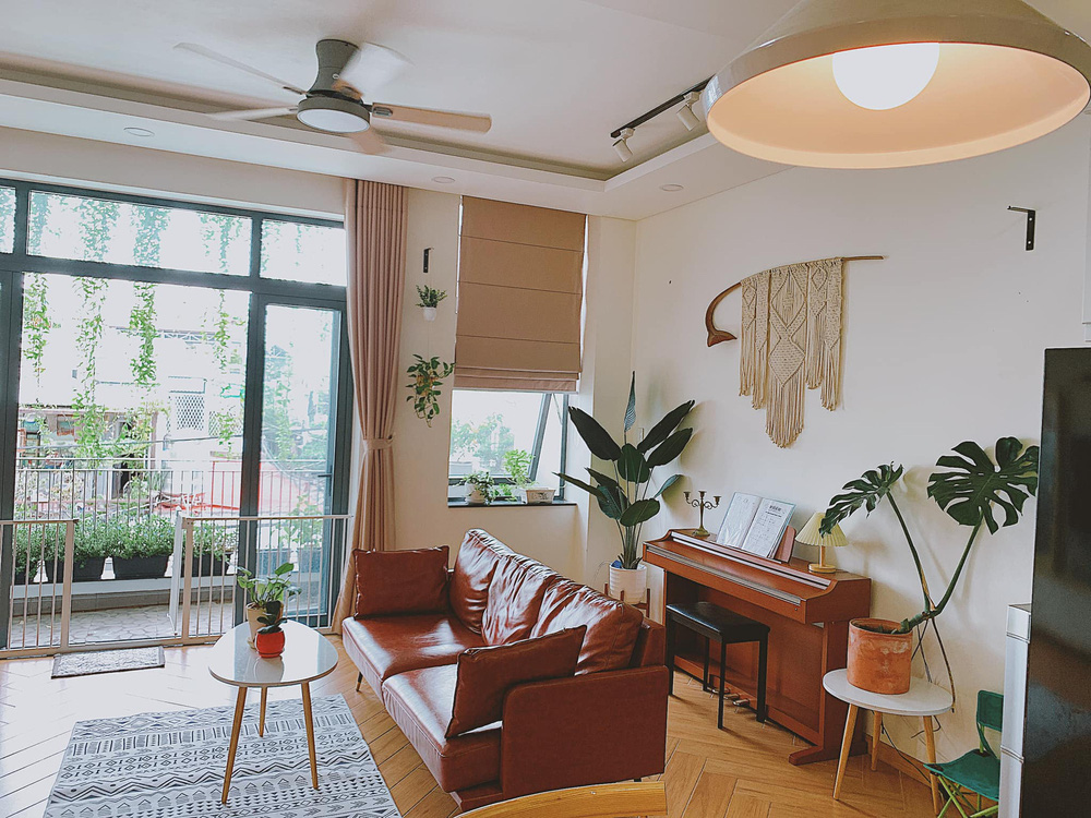 Không đủ tiền thuê KTS, mẹ bỉm tự thiết kế nhà với style vintage pha trộn boho, thành quả xinh yêu hết nấc-2