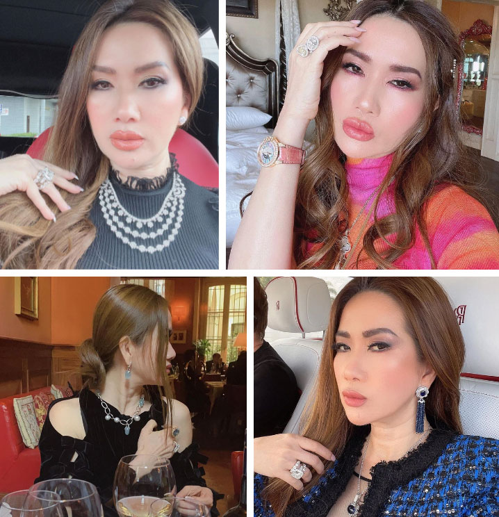 Nữ đại gia gốc Việt sống trong lâu đài 800 tỷ để lộ nhẫn hột xoàn to hơn cả hạt nhãn khi đưa tay vuốt tóc vài giây-4