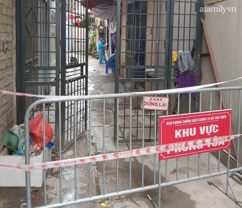 Hà Nội: Phong tỏa tạm thời con ngõ có 9 hộ gia đình liên quan cán bộ Trung tâm y tế dự phòng mắc Covid-19-1