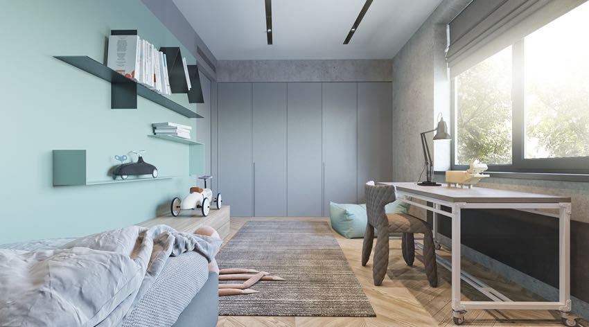 Phòng ngủ đơn ngọt ngào theo phong cách Macaron, nhẹ nhàng mà thư thái-7