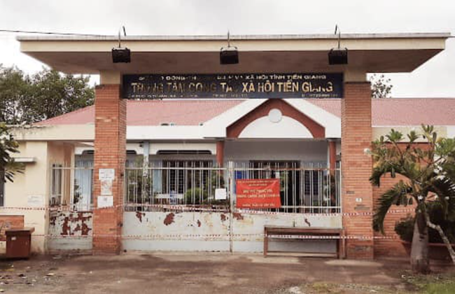 Tiền Giang phát hiện ổ dịch 68 F0 tại Trung tâm công tác xã hội, họp khẩn trong đêm-1