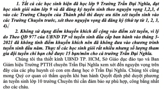 Học sinh trường chuyên nổi tiếng TP.HCM lo rớt lớp 10, hơn 200 phụ huynh phản đối vì cho rằng trường chấm điểm khó-3