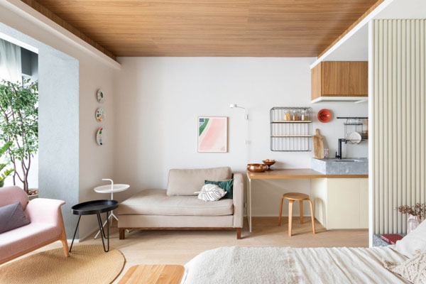 Căn hộ 35m2 cực kỳ ấn tượng, mỗi bức tường là một background đẹp, góc nào lên ảnh cũng lung linh và xịn sò-27