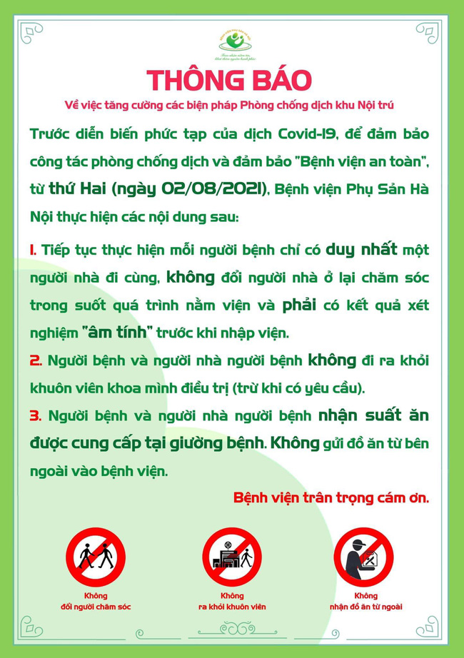 Những thứ mẹ bầu cần mang khi đi sinh con tại Bệnh viện Phụ sản Hà Nội mùa dịch-5