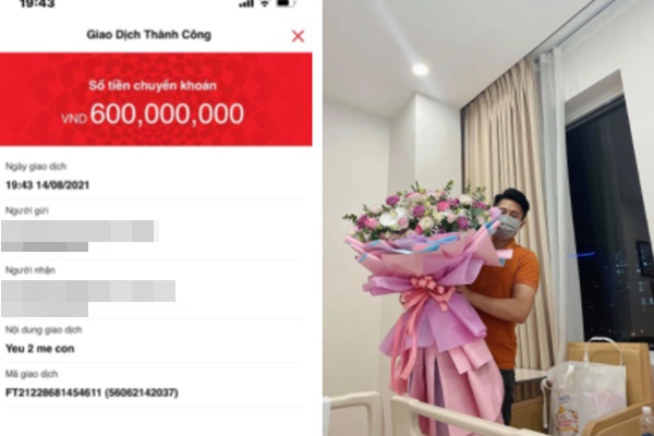 Phỏng vấn nhanh anh chồng chuyển khoản 600 triệu đồng mừng vợ vượt cạn thành công: Mình từng tặng vợ món quà to hơn thế-1