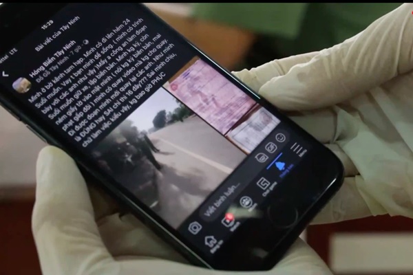 Ra đường không lý do bị phạt, người đàn ông lên mạng vu khống công an ném giấy tờ, đe doạ phạt gấp đôi-2