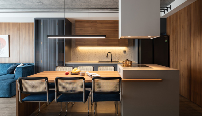 Cặp đôi chốt căn hộ 103m2 gần hồ Tây, buộc phải cắt giảm chi phí thiết kế nhưng thành quả vẫn sang vô cùng-3