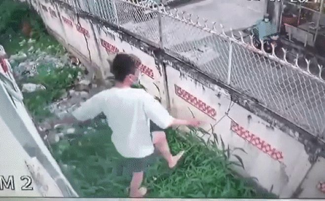Nam thanh niên trèo tường trốn khỏi khu cách ly để ra ngoài vì thèm thuốc lá-1