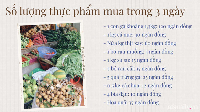 Ngó chi tiêu 1 lần đi chợ cho 3 ngày chỉ hết 332 ngàn đồng của bà nội trợ Hà Nội khéo vén ngày giãn cách-2