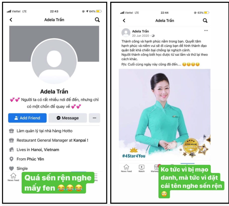 Pha xử lý cười ra nước mắt của tiếp viên trưởng Vietnam Airlines khi đụng phải hàng pha ke chính mình ở khắp các MXH-2