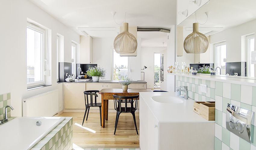 Căn hộ tạo dấu ấn đặc biệt với màu trắng thanh lịch-1