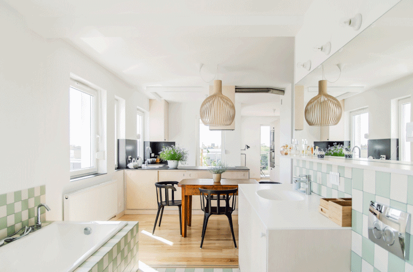 Căn hộ tạo dấu ấn đặc biệt với màu trắng thanh lịch-2