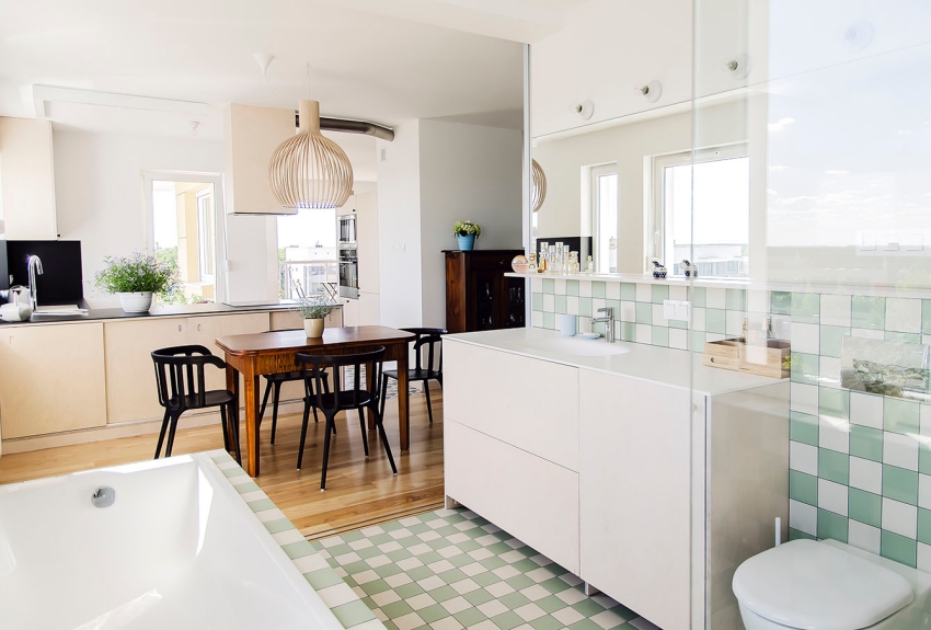 Căn hộ tạo dấu ấn đặc biệt với màu trắng thanh lịch-3