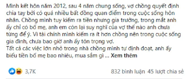 Biết vợ cũ thất nghiệp, chồng đề nghị quan hệ cửa sau, song vừa nhìn ảnh cô chia sẻ trên mạng anh muối mặt xấu hổ-1