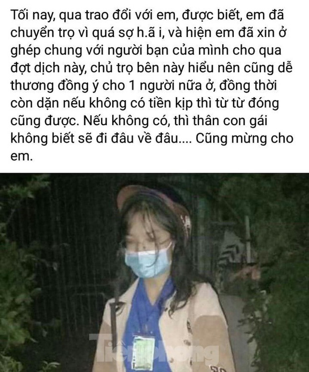 Thực hư tin nữ tình nguyện viên ở Bình Dương bị chủ trọ đuổi trong đêm-1