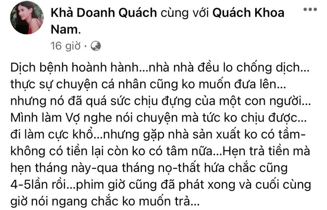 Đạo diễn Trong Vòng Xoay Tội Ác livestream tố nhà sản xuất chiêu trò giam lương”, gia đình 4 miệng ăn chỉ còn 14 nghìn-3