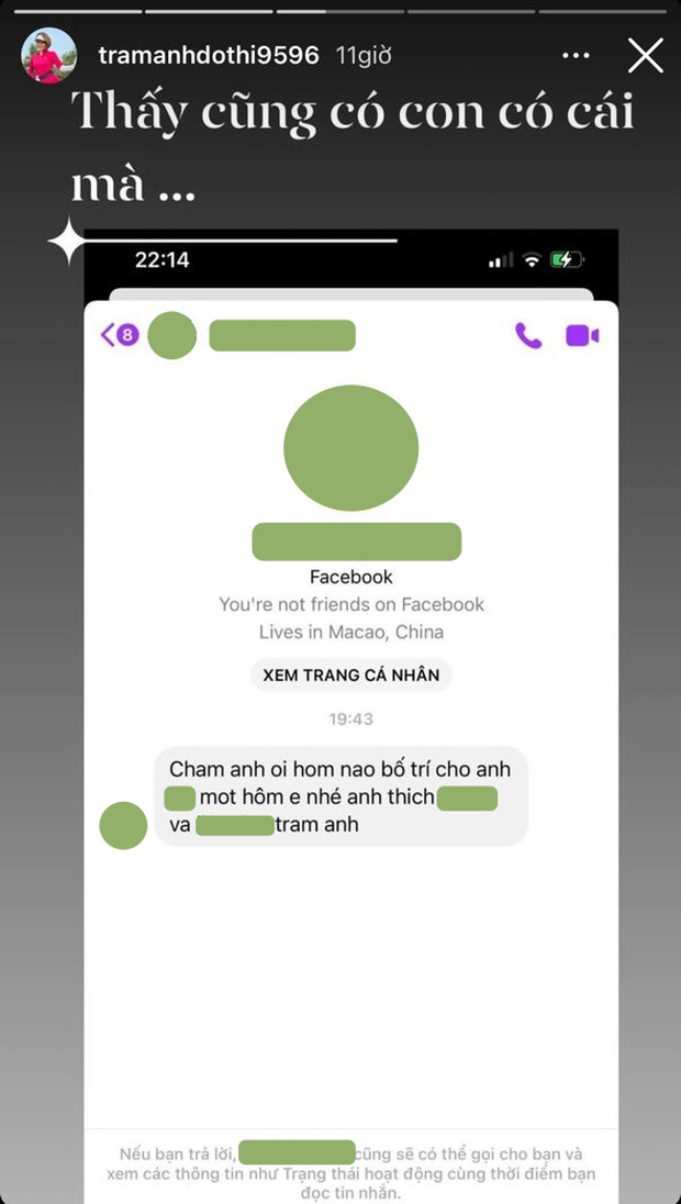 Bị gạ tình bằng ngôn từ thô tục, Trâm Anh tâm sự có những chuyện không muốn vẫn cứ xảy ra”-2