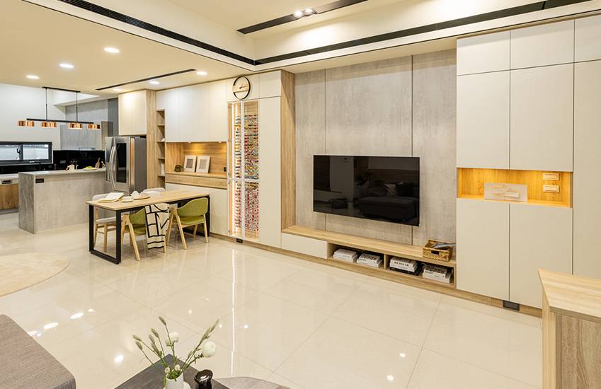 Ngôi nhà 60m2 có thiết kế sang trọng và tinh tế, tận dụng gầm cầu thang thành không gian đặc biệt, chẳng cần người giúp việc mà tổ ấm vẫn sạch bong-1