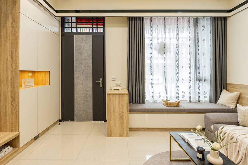 Ngôi nhà 60m2 có thiết kế sang trọng và tinh tế, tận dụng gầm cầu thang thành không gian đặc biệt, chẳng cần người giúp việc mà tổ ấm vẫn sạch bong-2