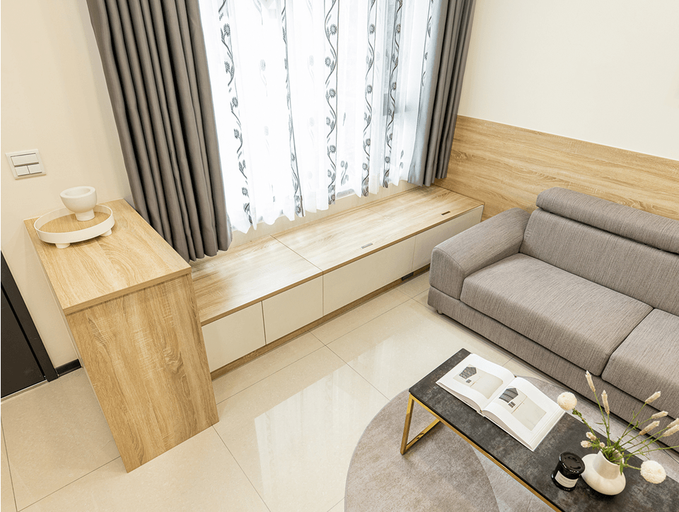 Ngôi nhà 60m2 có thiết kế sang trọng và tinh tế, tận dụng gầm cầu thang thành không gian đặc biệt, chẳng cần người giúp việc mà tổ ấm vẫn sạch bong-4