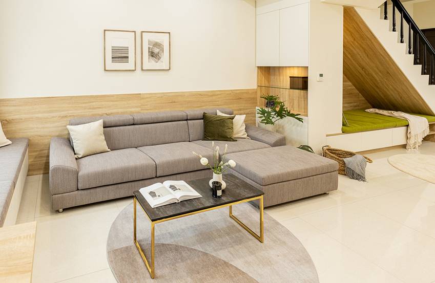 Ngôi nhà 60m2 có thiết kế sang trọng và tinh tế, tận dụng gầm cầu thang thành không gian đặc biệt, chẳng cần người giúp việc mà tổ ấm vẫn sạch bong-5