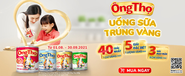 Uống sữa Ông Thọ, trúng vàng, Vinamilk tri ân người tiêu dùng nhân dịp 45 năm-5
