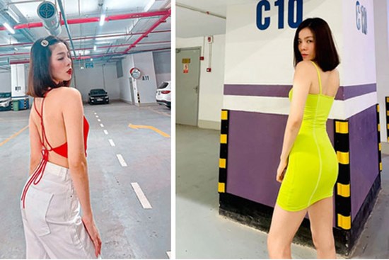 Lệ Quyên khoe vòng eo 59, hóa ra là tập theo bài siết cơ bụng tại nhà của HLV đến từ Hồng Kông