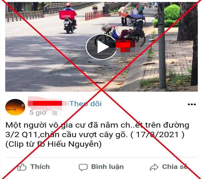 Thông tin chính xác về người đàn ông vô gia cư nằm bất động trên đường phố Sài Gòn-1