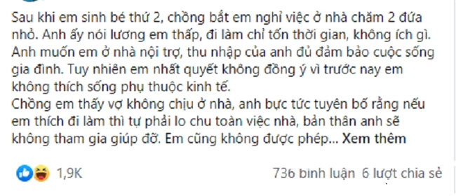 Hỏi vợ đã làm được gì cho nhà chồng, nghe câu trả lời của cô, anh ngậm tăm&nbsp;không thốt thêm được lời nào-1