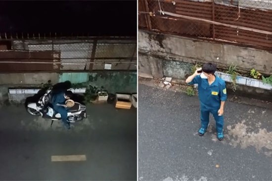 Xúc động hình ảnh chàng dân quân tự vệ tham gia chống dịch ghé về nhà xin mẹ bát mì, nhưng chỉ dám đứng ngoài đường ăn vội