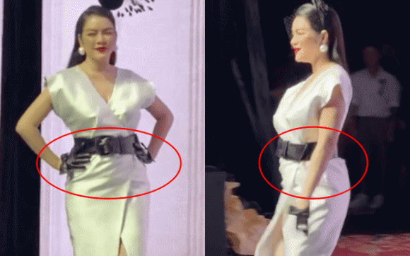 Lý Nhã Kỳ bị chê catwalk như đi chợ, chiếc váy phản chủ khiến cô trông như đang mang thai-2