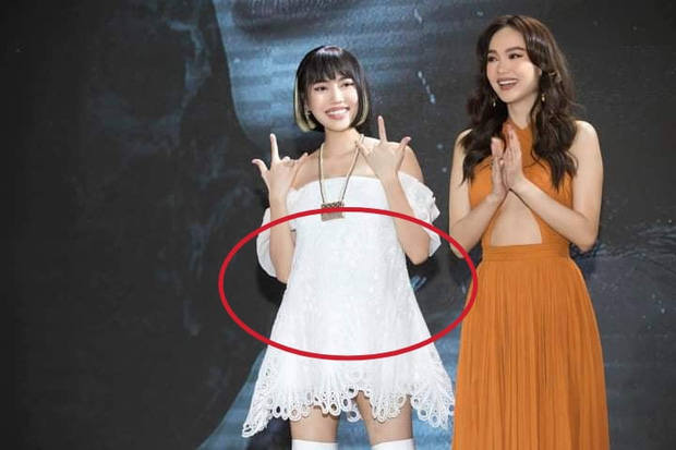 Giữa tin đồn sinh con, lại rộ thêm hình ảnh nghi Diệu Nhi mặc váy rộng che bụng to rõ khi đi sự kiện hồi tháng 5?-1