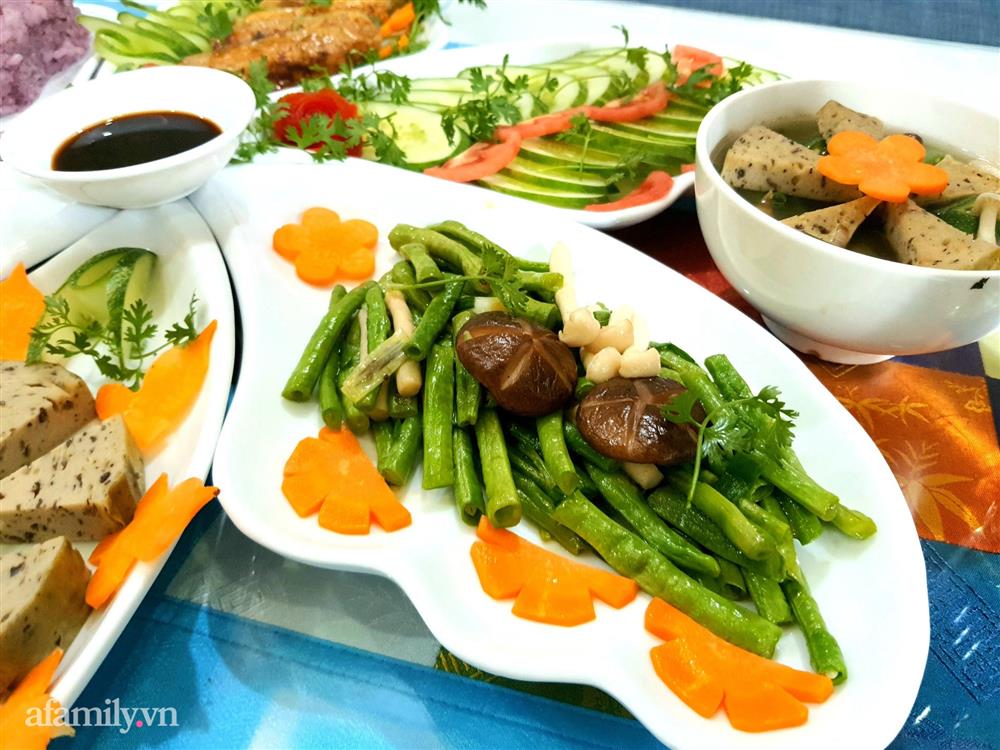 Tiêu chí tiết kiệm trong mùa dịch, mẹ đảm Hà Đông sắm mâm cỗ chay cúng Rằm tháng 7 tính cả hoa quả chỉ hết 150k-5