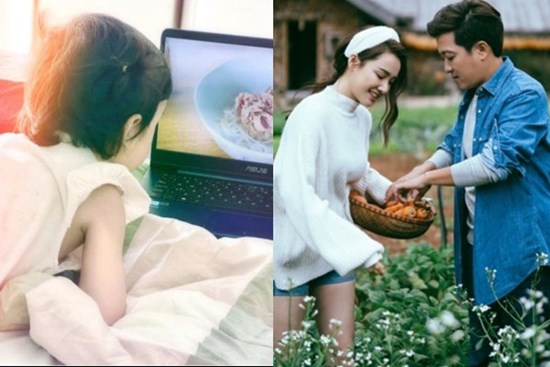 Công chúa nhỏ nhà Trường Giang đúng chuẩn fan nhí của bố, tư thế bé nằm xem được các mẹ góp ý chỉnh sửa