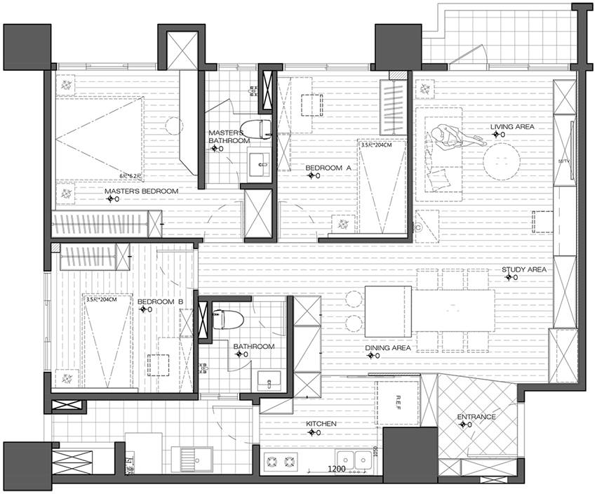 Tổ ấm nhỏ xinh màu trà sữa, thiết kế đơn giản cho không gian ấm áp với ánh sáng tự nhiên chan hòa-6