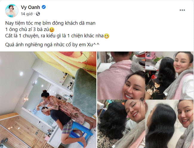 Cuộc sống sau khi sinh con thứ 3 của Vy Oanh, sự xuất hiện của ông xã gây chú ý-1