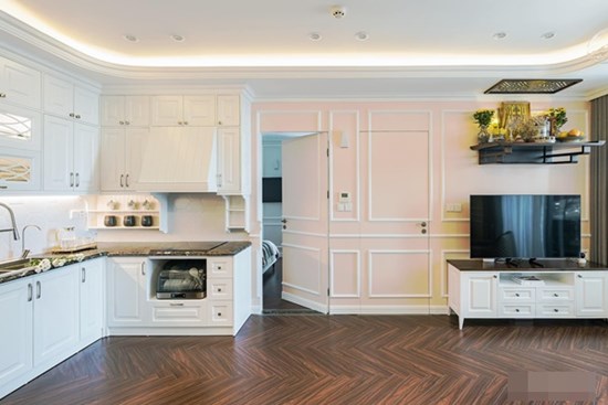 Căn hộ 75m² được các con hoàn thiện với chi phí 700 triệu đồng giúp bố mẹ từ quê ra Hà Nội an hưởng tuổi già