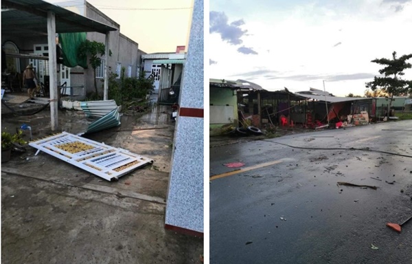 Cận cảnh vòi rồng cao hàng chục mét xuất hiện tại Bến Tre sau cơn mưa-4