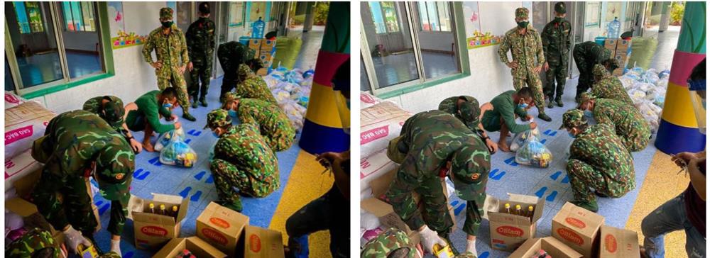 Dân mạng hào hứng review bên trong túi lương thực do các anh nuôi” bộ đội phát tận nhà cho từng hộ dân có gì?-1