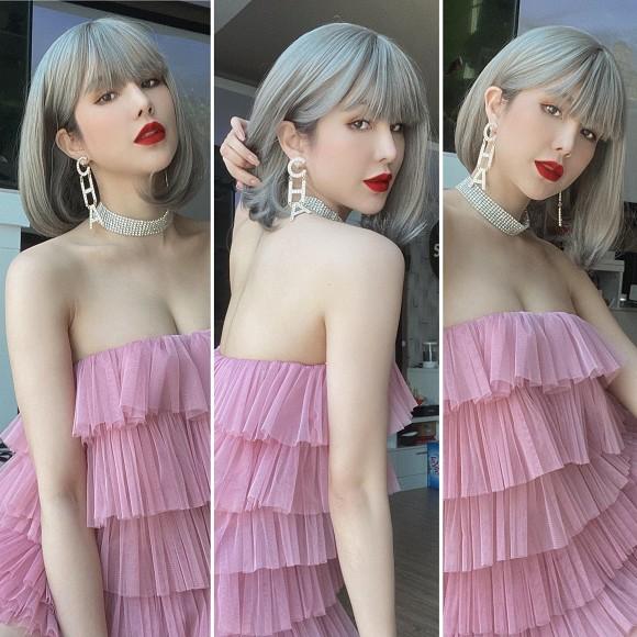 Diệp Lâm Anh chuộng đồ màu hồng khoe vựa hoa quả căng mọng-7