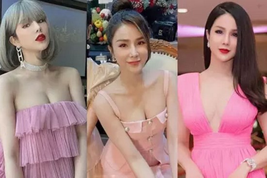 Diệp Lâm Anh chuộng đồ màu hồng khoe 'vựa hoa quả' căng mọng