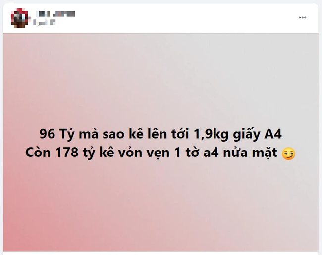 Câu hỏi oái oăm nhất lúc này: 96 tỷ của ca sĩ vùng đất cấm sao kê nặng 1,9kg, nhưng 178 tỷ lại chỉ có 1 tờ A4?-1