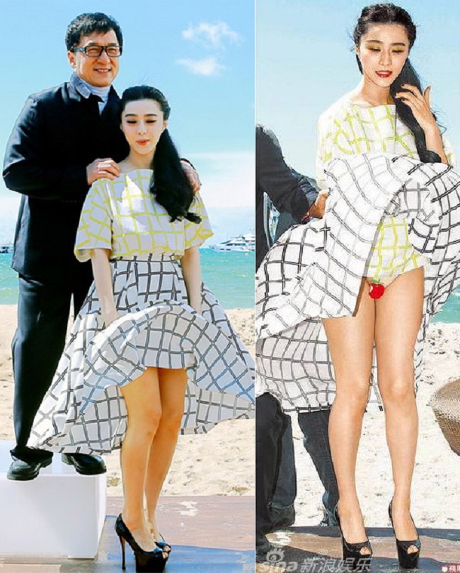 Nữ hoàng thảm đỏ Phạm Băng Băng vì mắc lỗi trang phục mà khiến da mặt đỏ hơn... thảm-6