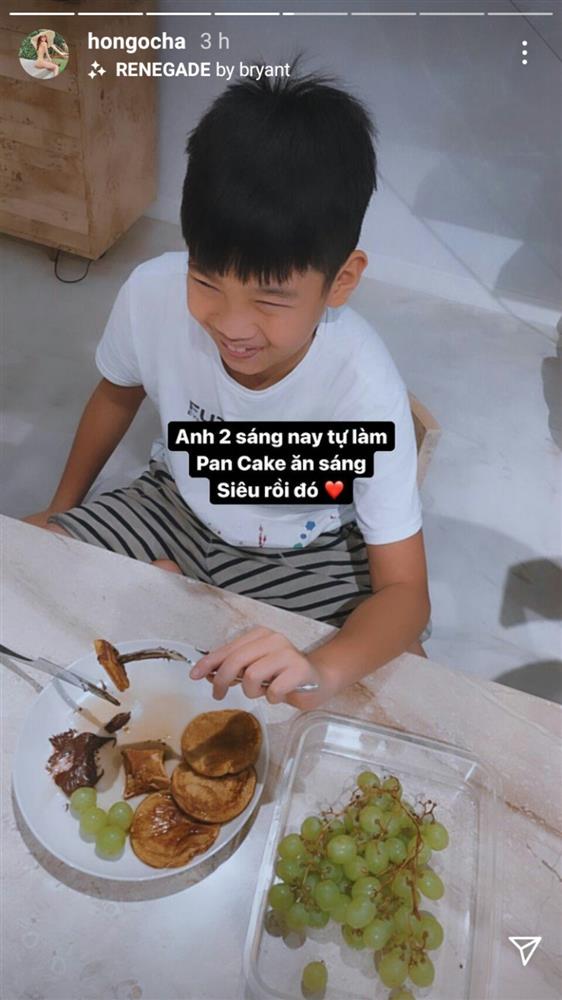 Ở nhà tránh dịch, nhóc tỳ Vbiz tập làm đầu bếp nhí”: Con trai Diva Hồng Nhung cực chuyên nghiệp, bé Cà Pháo nhà Lê Phương xử đẹp” món bánh Trung thu-4